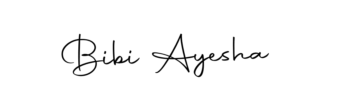 It looks lik you need a new signature style for name Bibi Ayesha. Design unique handwritten (Autography-DOLnW) signature with our free signature maker in just a few clicks. Bibi Ayesha signature style 10 images and pictures png