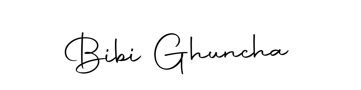 How to make Bibi Ghuncha signature? Autography-DOLnW is a professional autograph style. Create handwritten signature for Bibi Ghuncha name. Bibi Ghuncha signature style 10 images and pictures png