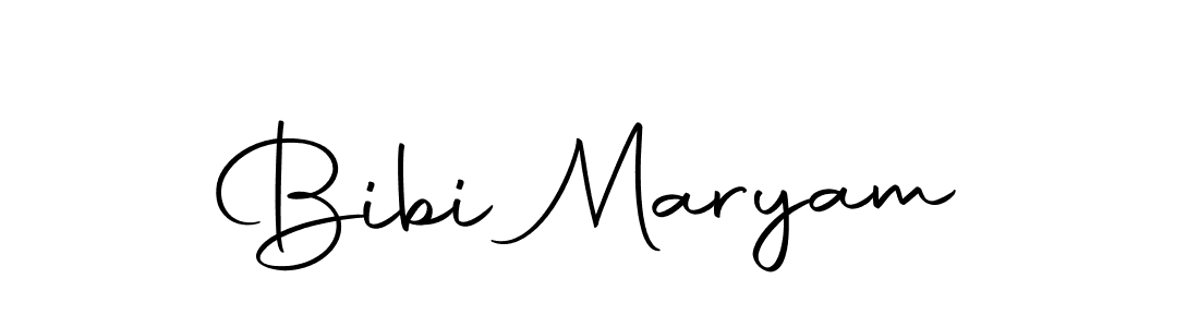 It looks lik you need a new signature style for name Bibi Maryam. Design unique handwritten (Autography-DOLnW) signature with our free signature maker in just a few clicks. Bibi Maryam signature style 10 images and pictures png