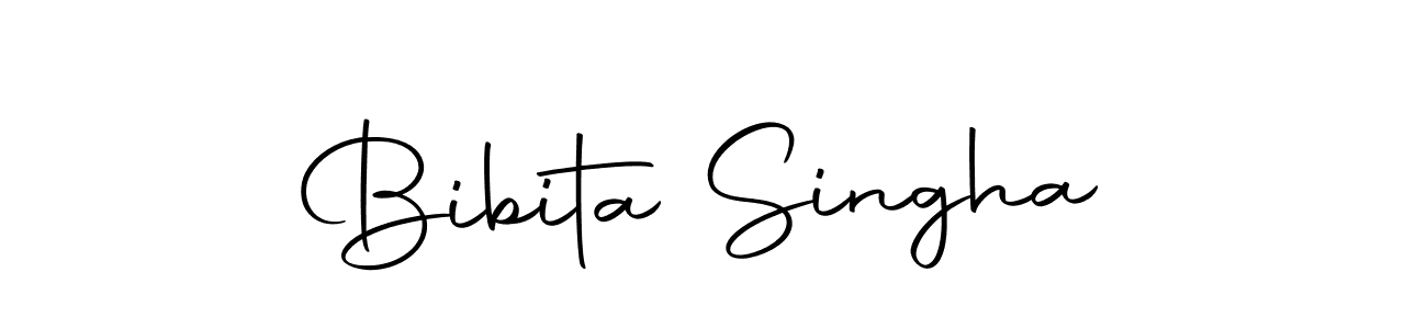 Create a beautiful signature design for name Bibita Singha. With this signature (Autography-DOLnW) fonts, you can make a handwritten signature for free. Bibita Singha signature style 10 images and pictures png