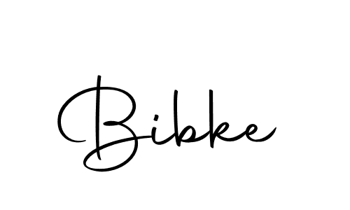 Create a beautiful signature design for name Bibke. With this signature (Autography-DOLnW) fonts, you can make a handwritten signature for free. Bibke signature style 10 images and pictures png