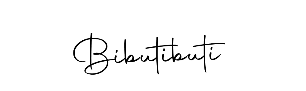 Design your own signature with our free online signature maker. With this signature software, you can create a handwritten (Autography-DOLnW) signature for name Bibutibuti. Bibutibuti signature style 10 images and pictures png