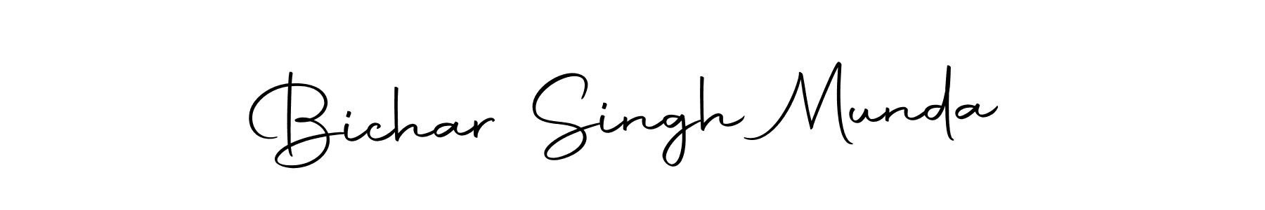 Autography-DOLnW is a professional signature style that is perfect for those who want to add a touch of class to their signature. It is also a great choice for those who want to make their signature more unique. Get Bichar Singh Munda name to fancy signature for free. Bichar Singh Munda signature style 10 images and pictures png