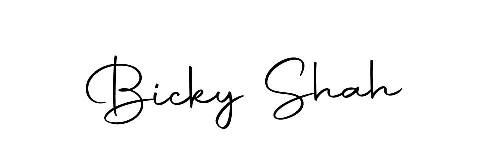 You can use this online signature creator to create a handwritten signature for the name Bicky Shah. This is the best online autograph maker. Bicky Shah signature style 10 images and pictures png