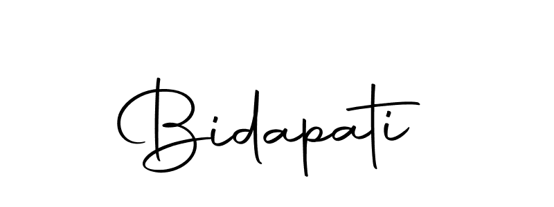 Make a beautiful signature design for name Bidapati. With this signature (Autography-DOLnW) style, you can create a handwritten signature for free. Bidapati signature style 10 images and pictures png