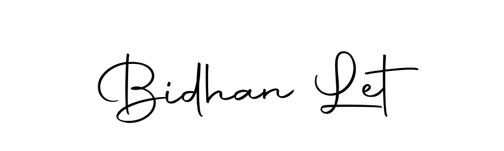 It looks lik you need a new signature style for name Bidhan Let. Design unique handwritten (Autography-DOLnW) signature with our free signature maker in just a few clicks. Bidhan Let signature style 10 images and pictures png