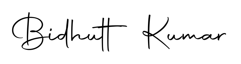 Master the art of signing with Bidhutt Kumar written in fluent Autography-DOLnW script. A great template to practice and refine your handwriting. Bidhutt Kumar signature style 10 images and pictures png