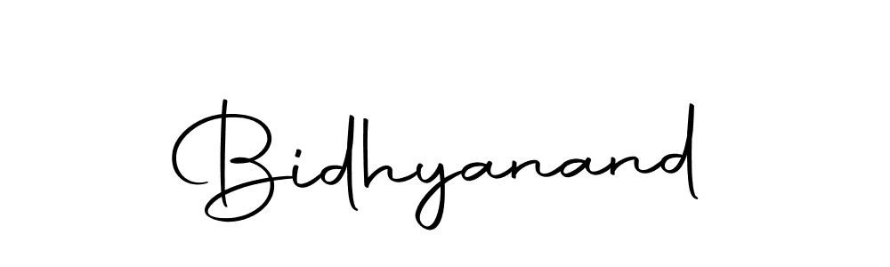 Use a signature maker to create a handwritten signature online. With this signature software, you can design (Autography-DOLnW) your own signature for name Bidhyanand. Bidhyanand signature style 10 images and pictures png