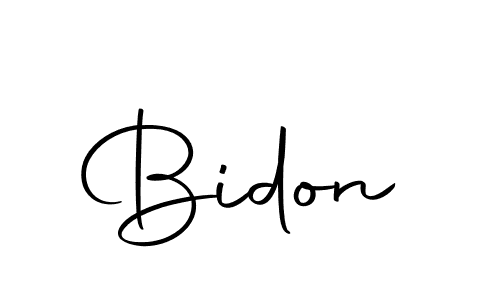 You should practise on your own different ways (Autography-DOLnW) to write your name (Bidon) in signature. don't let someone else do it for you. Bidon signature style 10 images and pictures png