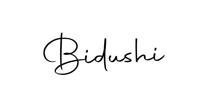 if you are searching for the best signature style for your name Bidushi. so please give up your signature search. here we have designed multiple signature styles  using Autography-DOLnW. Bidushi signature style 10 images and pictures png