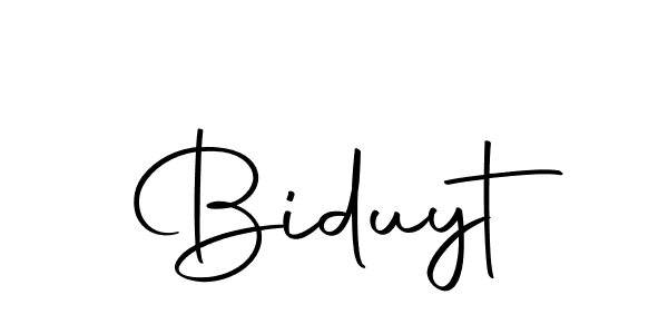 Use a signature maker to create a handwritten signature online. With this signature software, you can design (Autography-DOLnW) your own signature for name Biduyt. Biduyt signature style 10 images and pictures png