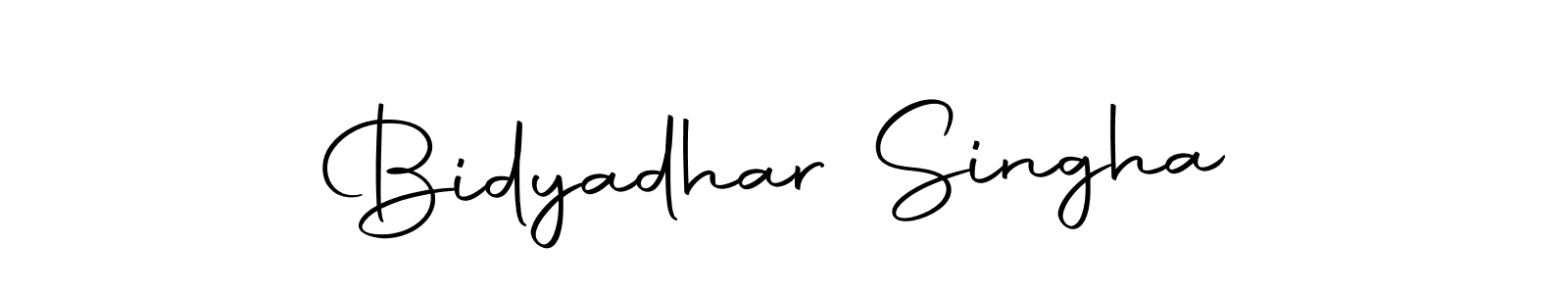 Make a beautiful signature design for name Bidyadhar Singha. Use this online signature maker to create a handwritten signature for free. Bidyadhar Singha signature style 10 images and pictures png