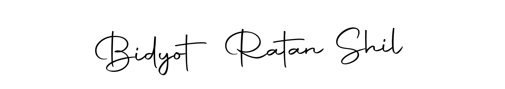Also we have Bidyot Ratan Shil name is the best signature style. Create professional handwritten signature collection using Autography-DOLnW autograph style. Bidyot Ratan Shil signature style 10 images and pictures png