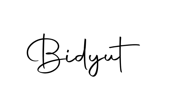 How to make Bidyut signature? Autography-DOLnW is a professional autograph style. Create handwritten signature for Bidyut name. Bidyut signature style 10 images and pictures png