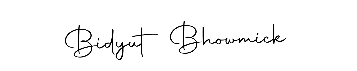 Create a beautiful signature design for name Bidyut Bhowmick. With this signature (Autography-DOLnW) fonts, you can make a handwritten signature for free. Bidyut Bhowmick signature style 10 images and pictures png