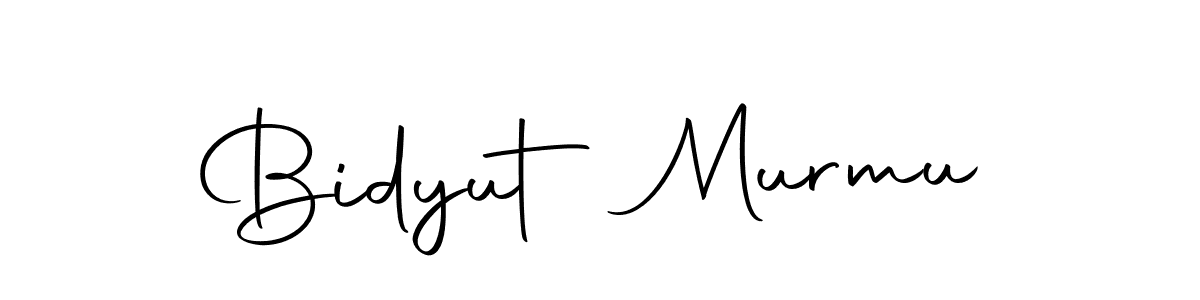 The best way (Autography-DOLnW) to make a short signature is to pick only two or three words in your name. The name Bidyut Murmu include a total of six letters. For converting this name. Bidyut Murmu signature style 10 images and pictures png