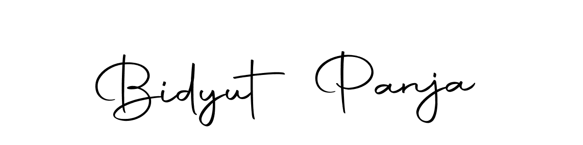 Use a signature maker to create a handwritten signature online. With this signature software, you can design (Autography-DOLnW) your own signature for name Bidyut Panja. Bidyut Panja signature style 10 images and pictures png