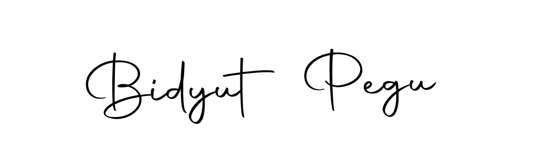 Create a beautiful signature design for name Bidyut Pegu. With this signature (Autography-DOLnW) fonts, you can make a handwritten signature for free. Bidyut Pegu signature style 10 images and pictures png
