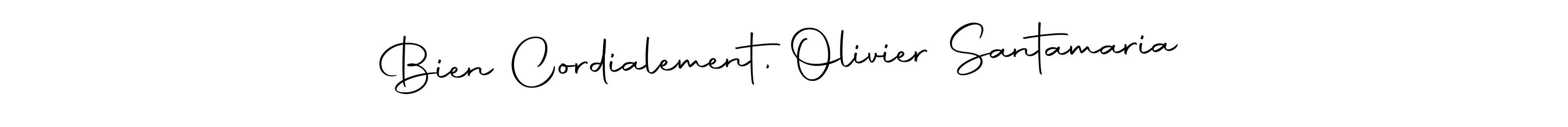 How to Draw Bien Cordialement, Olivier Santamaria signature style? Autography-DOLnW is a latest design signature styles for name Bien Cordialement, Olivier Santamaria. Bien Cordialement, Olivier Santamaria signature style 10 images and pictures png