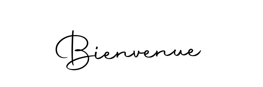 Create a beautiful signature design for name Bienvenue. With this signature (Autography-DOLnW) fonts, you can make a handwritten signature for free. Bienvenue signature style 10 images and pictures png