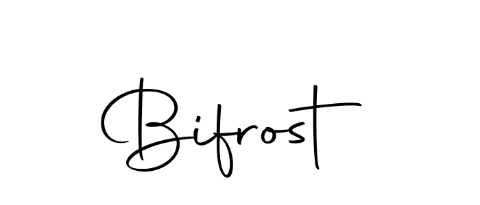 Create a beautiful signature design for name Bifrost. With this signature (Autography-DOLnW) fonts, you can make a handwritten signature for free. Bifrost signature style 10 images and pictures png