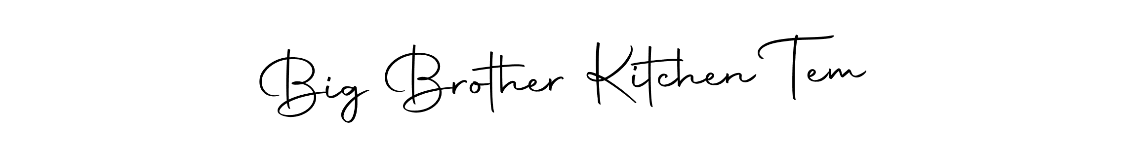 You can use this online signature creator to create a handwritten signature for the name Big Brother Kitchen Tem. This is the best online autograph maker. Big Brother Kitchen Tem signature style 10 images and pictures png