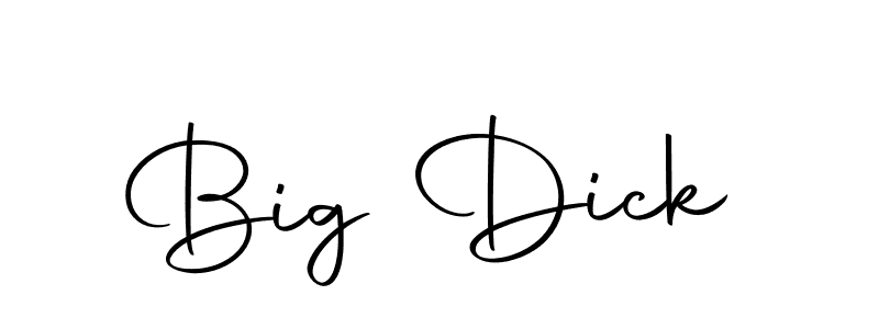 Big Dick stylish signature style. Best Handwritten Sign (Autography-DOLnW) for my name. Handwritten Signature Collection Ideas for my name Big Dick. Big Dick signature style 10 images and pictures png