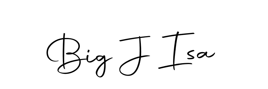 Create a beautiful signature design for name Big J Isa. With this signature (Autography-DOLnW) fonts, you can make a handwritten signature for free. Big J Isa signature style 10 images and pictures png
