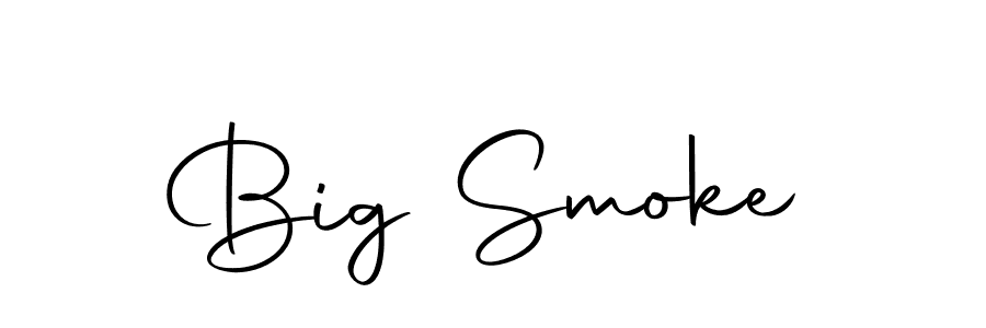 Also we have Big Smoke name is the best signature style. Create professional handwritten signature collection using Autography-DOLnW autograph style. Big Smoke signature style 10 images and pictures png