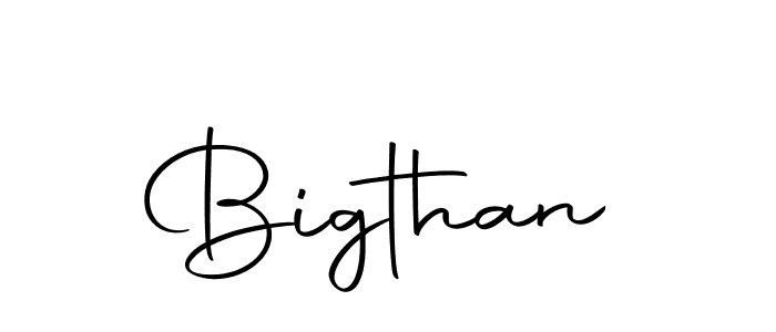 Use a signature maker to create a handwritten signature online. With this signature software, you can design (Autography-DOLnW) your own signature for name Bigthan. Bigthan signature style 10 images and pictures png