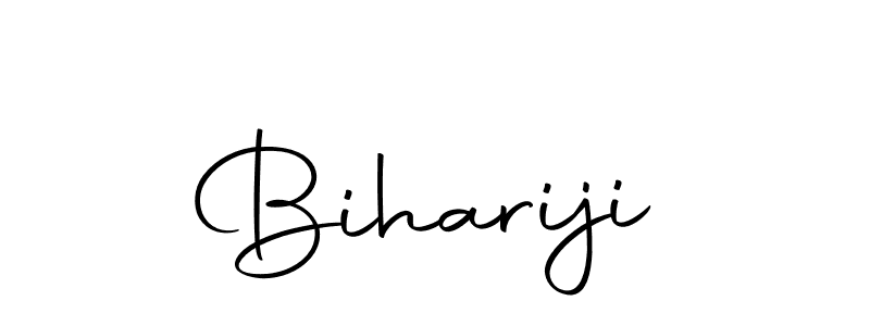 You can use this online signature creator to create a handwritten signature for the name Bihariji. This is the best online autograph maker. Bihariji signature style 10 images and pictures png