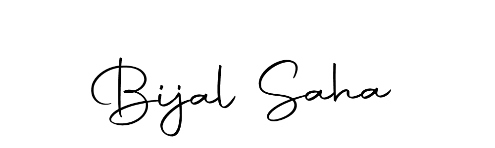 How to make Bijal Saha name signature. Use Autography-DOLnW style for creating short signs online. This is the latest handwritten sign. Bijal Saha signature style 10 images and pictures png