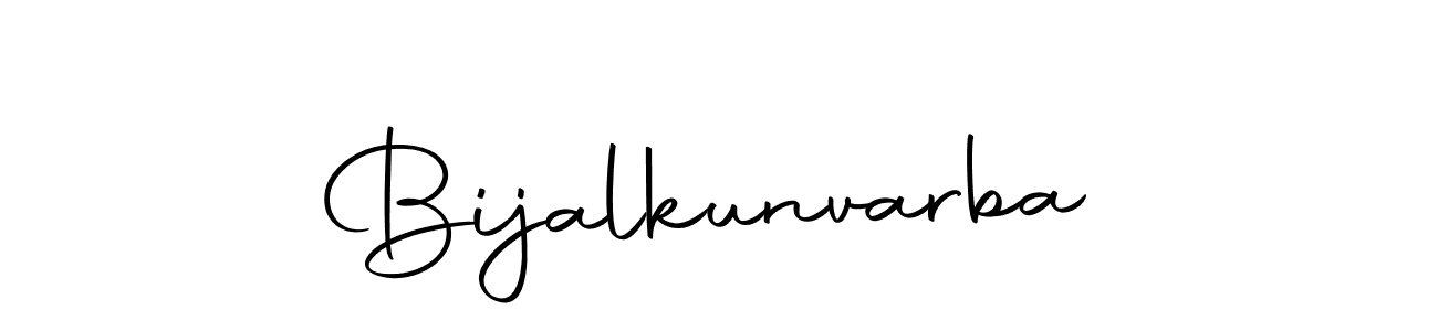 Use a signature maker to create a handwritten signature online. With this signature software, you can design (Autography-DOLnW) your own signature for name Bijalkunvarba. Bijalkunvarba signature style 10 images and pictures png