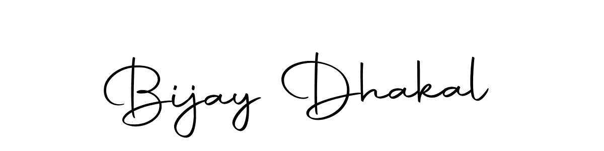 Use a signature maker to create a handwritten signature online. With this signature software, you can design (Autography-DOLnW) your own signature for name Bijay Dhakal. Bijay Dhakal signature style 10 images and pictures png