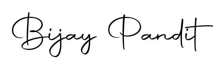 Style your name Bijay Pandit with confidence using Autography-DOLnW signature design. Simple, elegant, and ready for immediate document use. Bijay Pandit signature style 10 images and pictures png