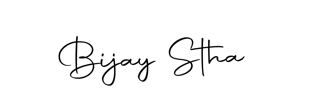 Also we have Bijay Stha name is the best signature style. Create professional handwritten signature collection using Autography-DOLnW autograph style. Bijay Stha signature style 10 images and pictures png