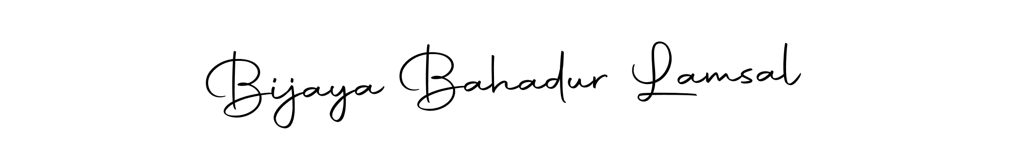 The best way (Autography-DOLnW) to make a short signature is to pick only two or three words in your name. The name Bijaya Bahadur Lamsal include a total of six letters. For converting this name. Bijaya Bahadur Lamsal signature style 10 images and pictures png