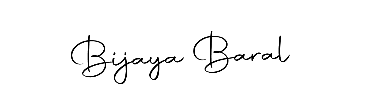Design your own signature with our free online signature maker. With this signature software, you can create a handwritten (Autography-DOLnW) signature for name Bijaya Baral. Bijaya Baral signature style 10 images and pictures png