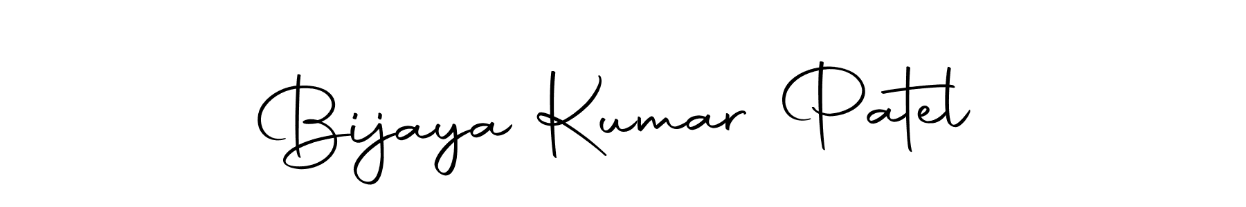 Create a beautiful signature design for name Bijaya Kumar Patel. With this signature (Autography-DOLnW) fonts, you can make a handwritten signature for free. Bijaya Kumar Patel signature style 10 images and pictures png