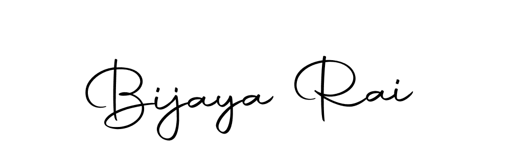 How to make Bijaya Rai name signature. Use Autography-DOLnW style for creating short signs online. This is the latest handwritten sign. Bijaya Rai signature style 10 images and pictures png