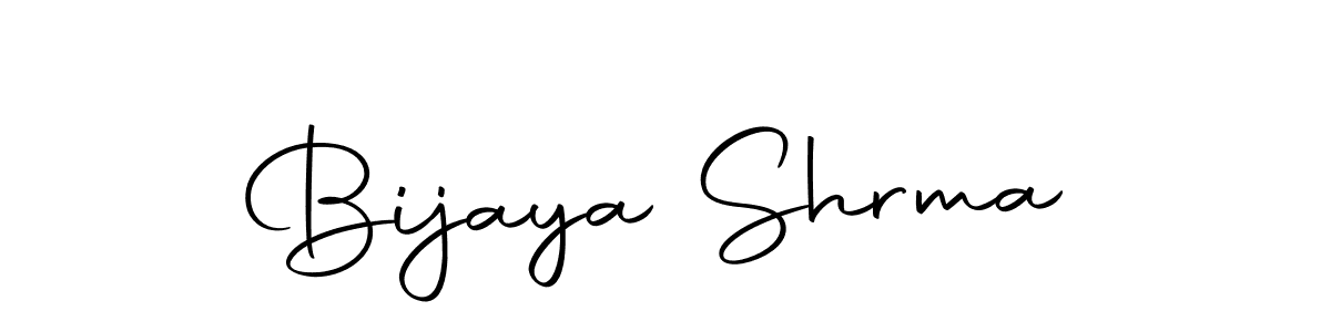 Create a beautiful signature design for name Bijaya Shrma. With this signature (Autography-DOLnW) fonts, you can make a handwritten signature for free. Bijaya Shrma signature style 10 images and pictures png