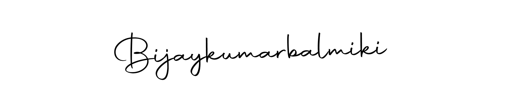 Make a short Bijaykumarbalmiki signature style. Manage your documents anywhere anytime using Autography-DOLnW. Create and add eSignatures, submit forms, share and send files easily. Bijaykumarbalmiki signature style 10 images and pictures png