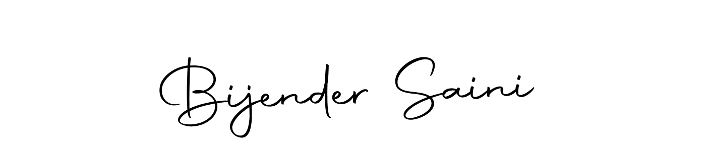 Bijender Saini stylish signature style. Best Handwritten Sign (Autography-DOLnW) for my name. Handwritten Signature Collection Ideas for my name Bijender Saini. Bijender Saini signature style 10 images and pictures png