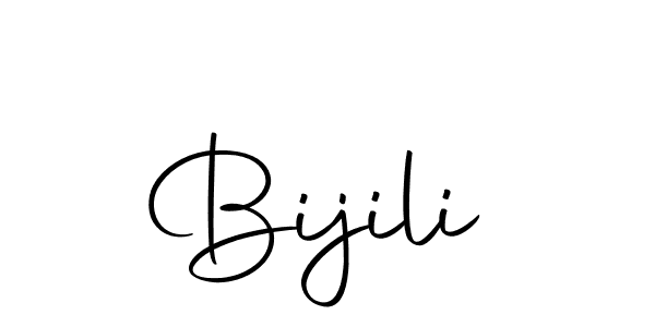 Use a signature maker to create a handwritten signature online. With this signature software, you can design (Autography-DOLnW) your own signature for name Bijili. Bijili signature style 10 images and pictures png