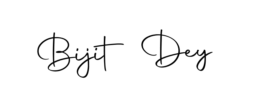 Design your own signature with our free online signature maker. With this signature software, you can create a handwritten (Autography-DOLnW) signature for name Bijit Dey. Bijit Dey signature style 10 images and pictures png