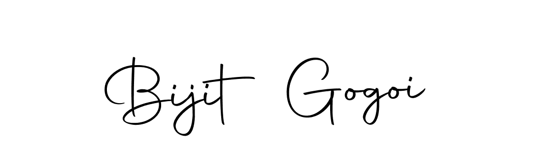 Create a beautiful signature design for name Bijit Gogoi. With this signature (Autography-DOLnW) fonts, you can make a handwritten signature for free. Bijit Gogoi signature style 10 images and pictures png