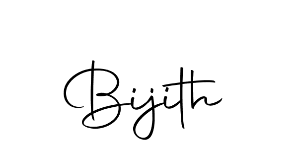 Create a beautiful signature design for name Bijith. With this signature (Autography-DOLnW) fonts, you can make a handwritten signature for free. Bijith signature style 10 images and pictures png