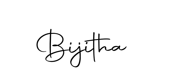 Create a beautiful signature design for name Bijitha. With this signature (Autography-DOLnW) fonts, you can make a handwritten signature for free. Bijitha signature style 10 images and pictures png