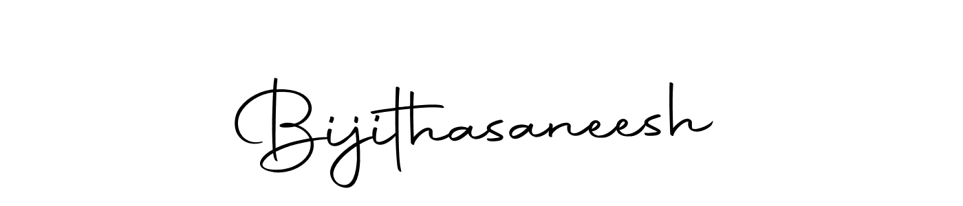 Design your own signature with our free online signature maker. With this signature software, you can create a handwritten (Autography-DOLnW) signature for name Bijithasaneesh. Bijithasaneesh signature style 10 images and pictures png