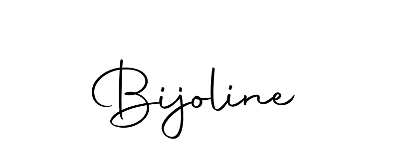 Make a beautiful signature design for name Bijoline. With this signature (Autography-DOLnW) style, you can create a handwritten signature for free. Bijoline signature style 10 images and pictures png